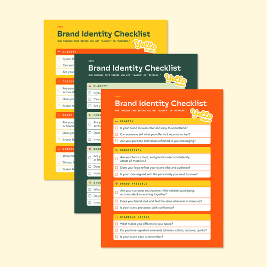 FREE Brand Identity Checklist