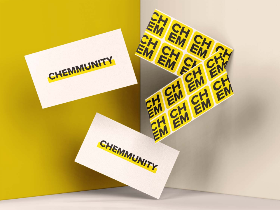 Melissa Maribel Chemmunity logo brand design