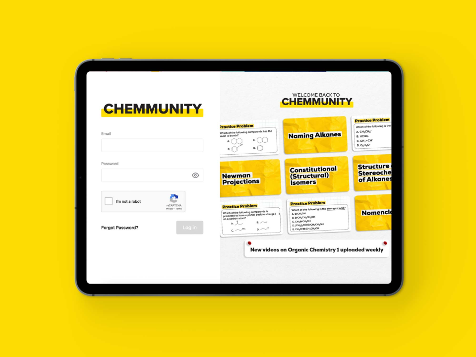 Melissa Maribel Chemmunity page with logo design
